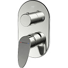 Накладка для смесителя скрытого монтажа Bravat Drop (2 функции) P69190C-2