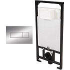 Инсталляция для унитаза Deante, кнопка хром, CST_X50X