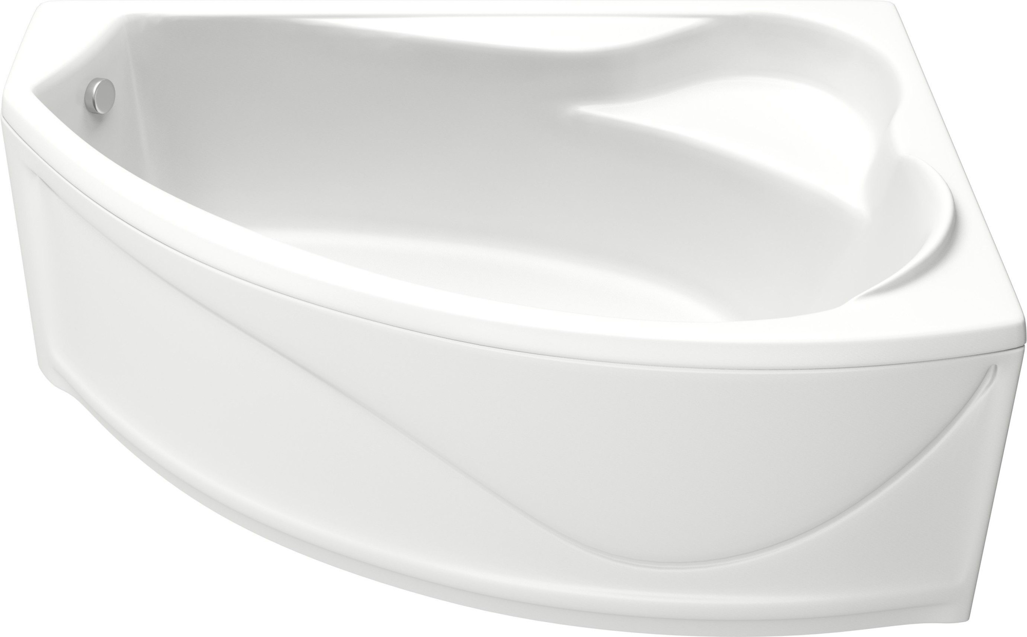 Акриловая ванна BAS Николь 170x102 правая