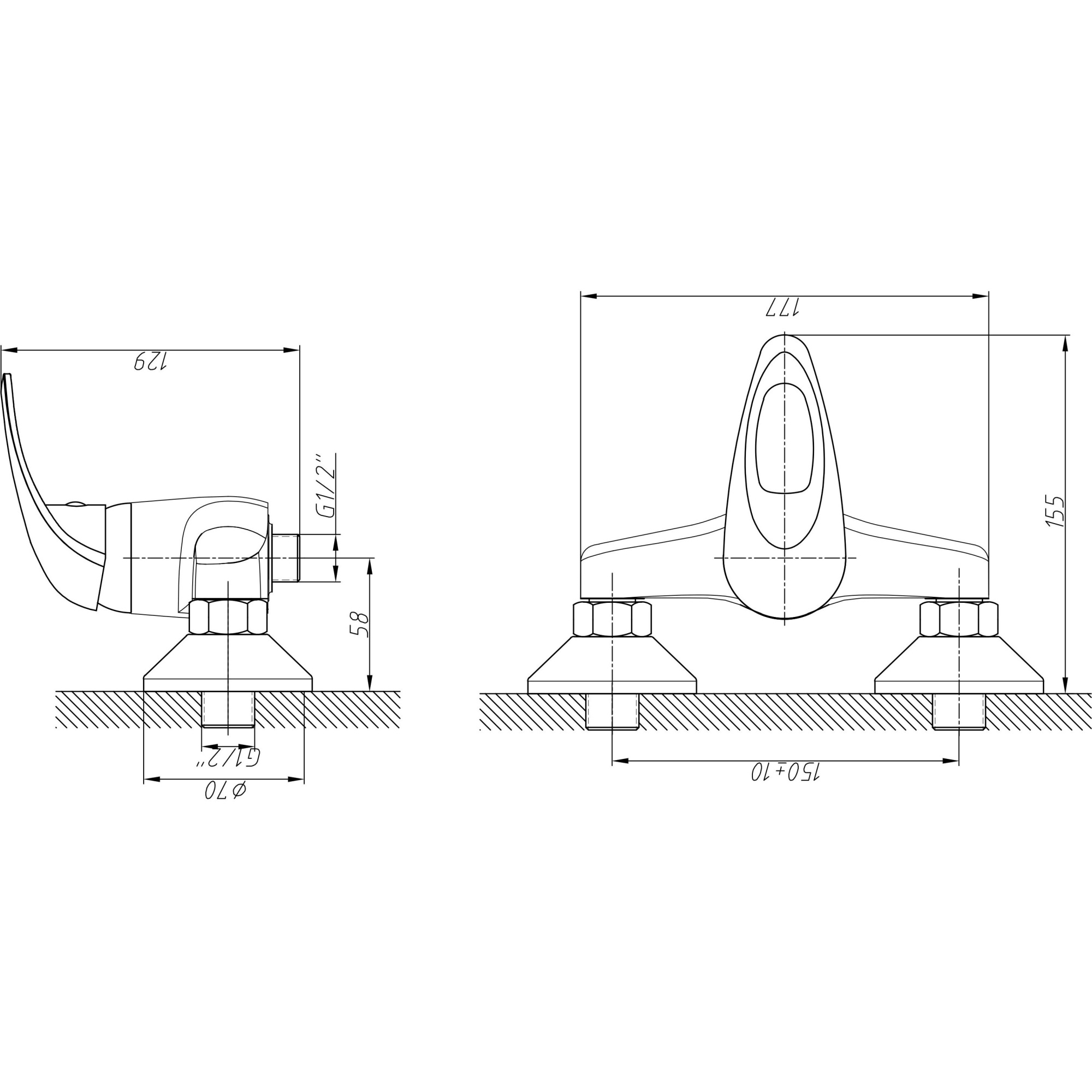 Смеситель для душа Haiba HB2003
