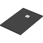 Мраморный душевой поддон Good Door Essentia 160x90 черный, ЛП00099