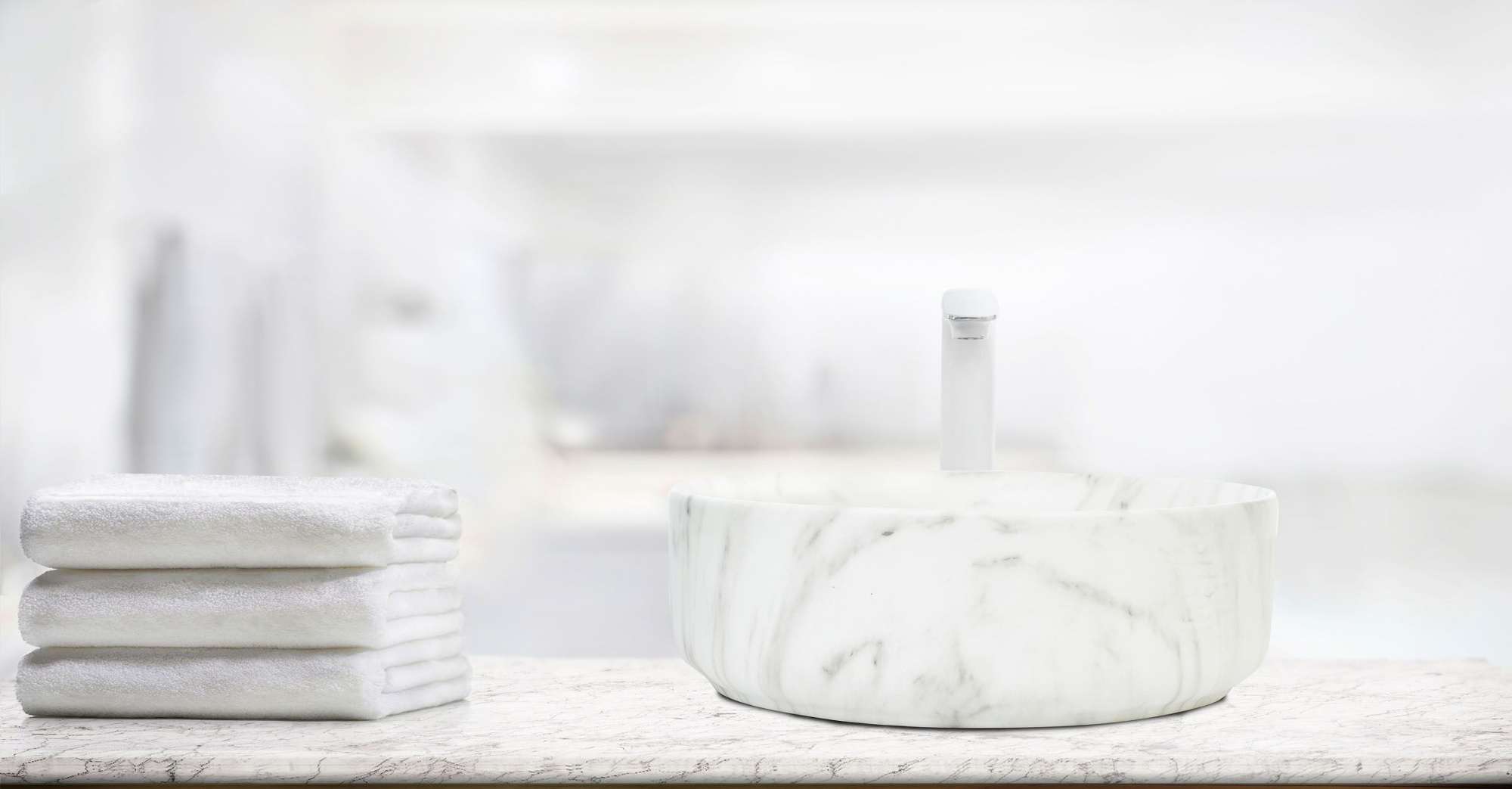 Раковина накладная WeltWasser ELBACH 3134 M820 35.5x35.5