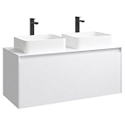 Корпус тумбы с умывальником Aqwella 5 Stars Mobi 120, цвет белый
