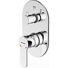 Накладка для смесителя скрытого монтажа Bravat New Moon (2 функции) P69191C-2