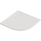 Мраморный душевой поддон Good Door Essentia R белый 90x90, ЛП00180