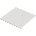 Мраморный душевой поддон Good Door Essentia CR белый 90x90, ЛП00183