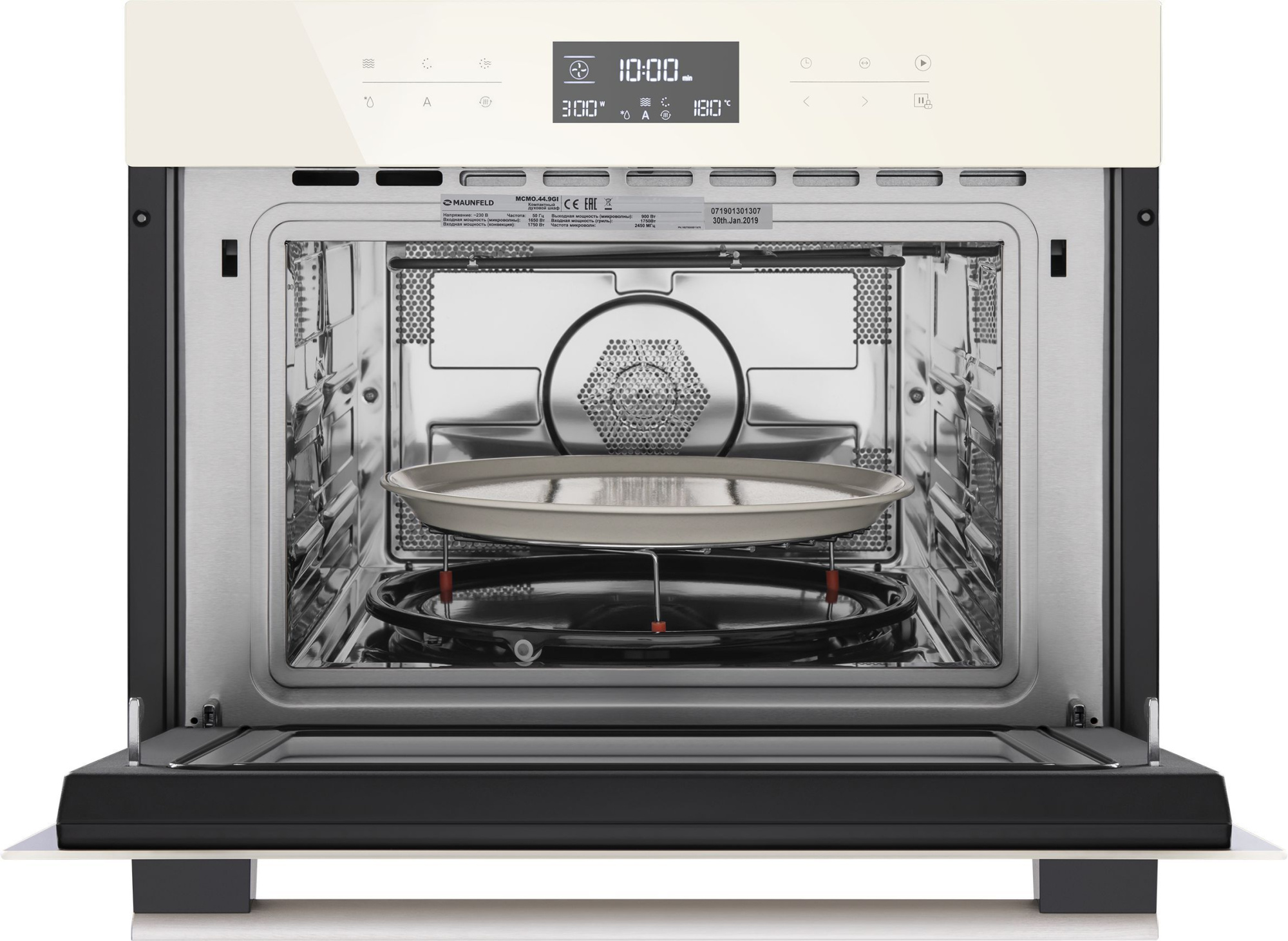 Шкаф духовой электрический с функцией СВЧ Maunfeld, MCMO.44.9GBG