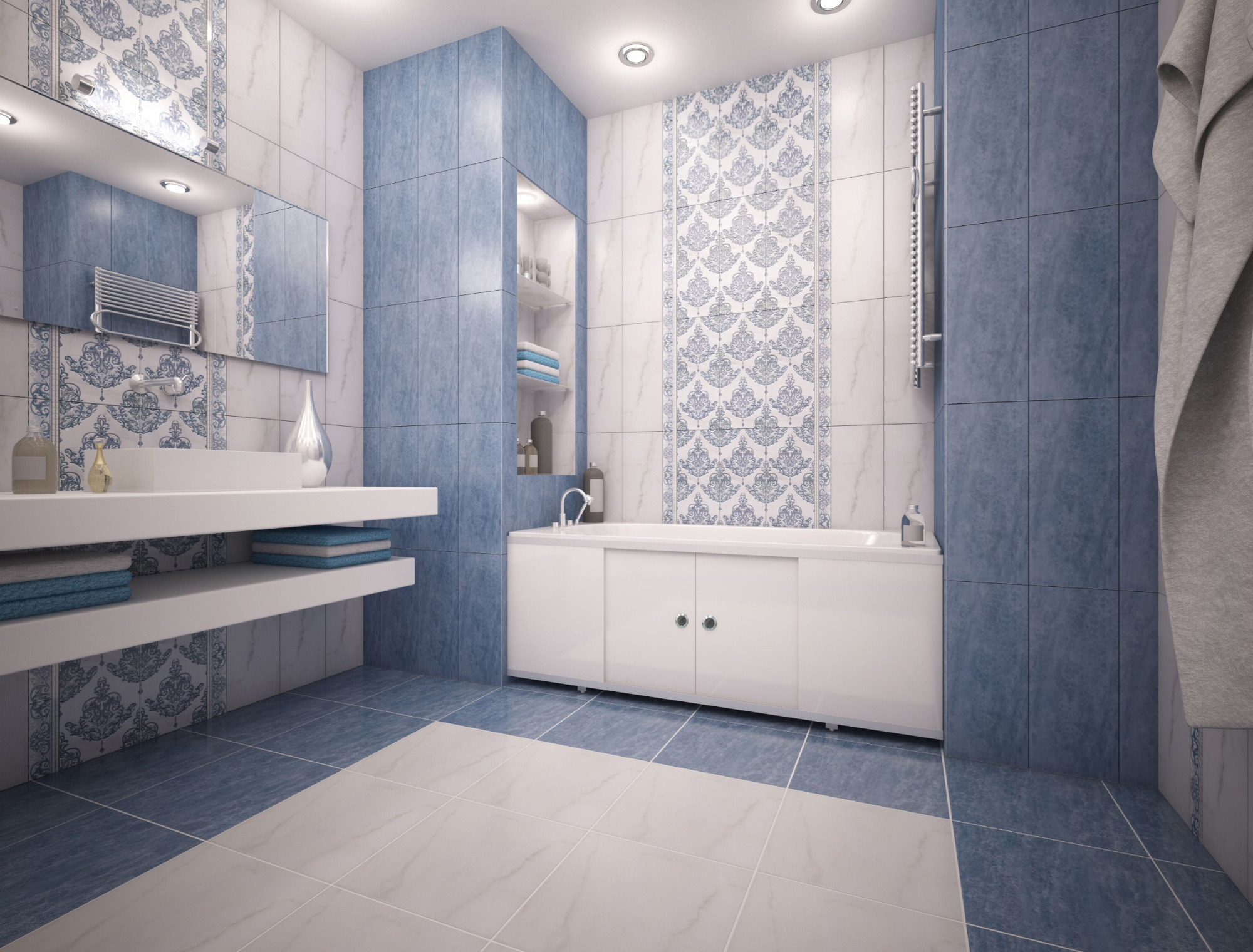 Лицевой экран под ванну Метакам Купе (белый глянец)