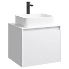 Корпус тумбы с умывальником Aqwella 5 Stars Mobi 60, цвет белый