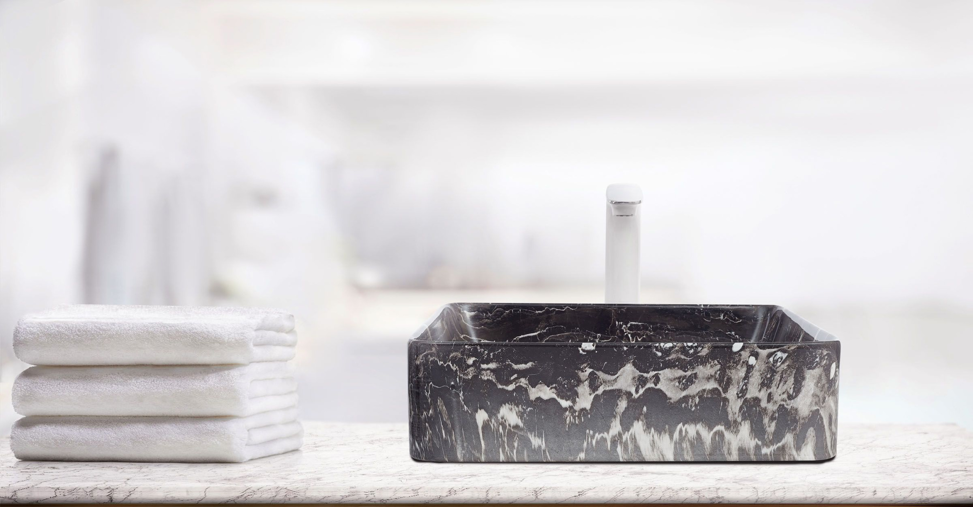 Раковина накладная WeltWasser ELBACH 2179 K512 40x40