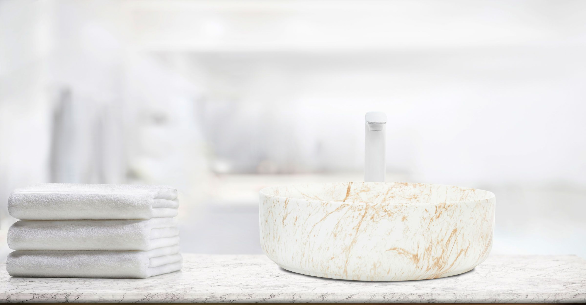 Раковина накладная WeltWasser ELBACH 3134 M829 35.5x35.5