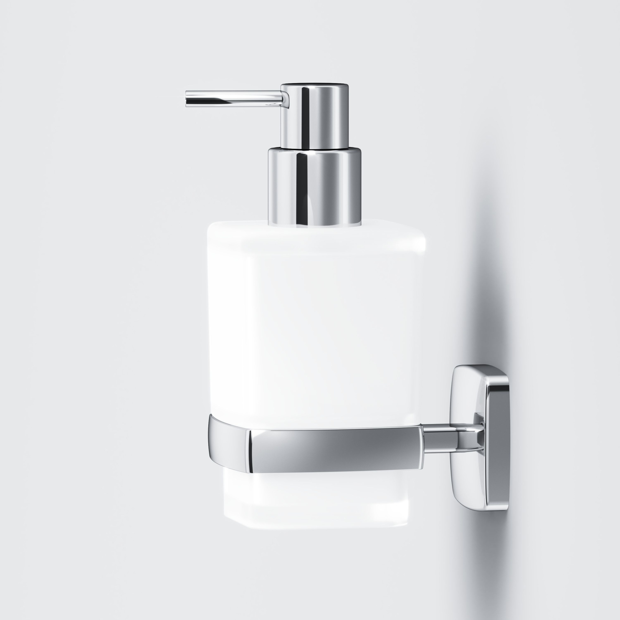 Стеклянный диспенсер для жидкого мыла с настенным держателем AM.PM Gem, A9036900