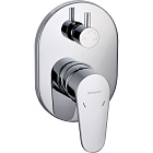 Смеситель скрытого монтажа Bravat Eler (3 функции) + накладка FB848238CP-3