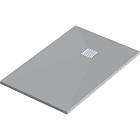 Мраморный душевой поддон Good Door Essentia графит 100x90, ЛП00070