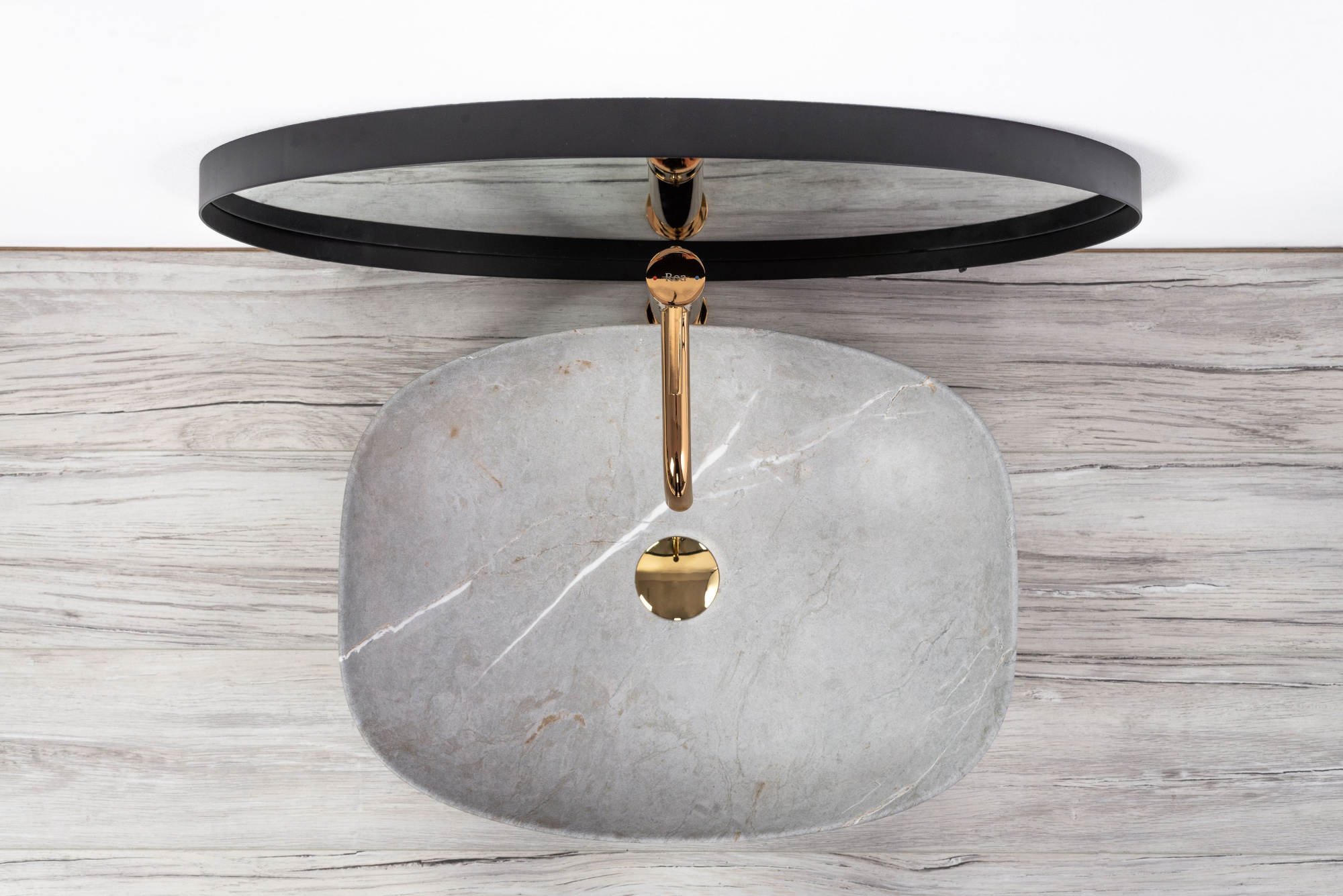 Умывальник Rea Freja Grey 50x38.5, REA-U6648