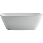 Отдельностоящая овальная акриловая ванна без перелива Belbagno BB72-W0