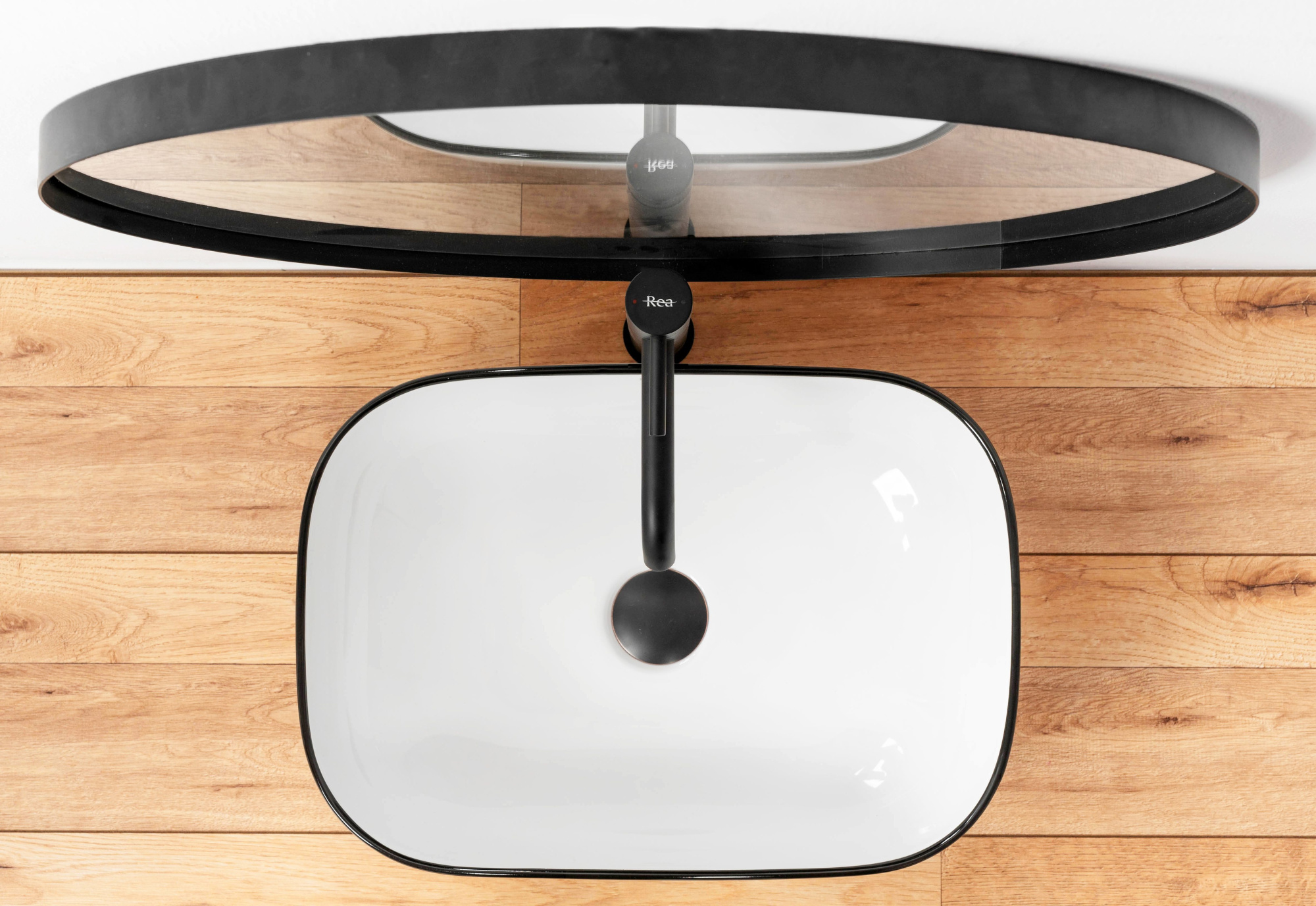 Умывальник Rea Marbel 46.5x33, REA-U8603