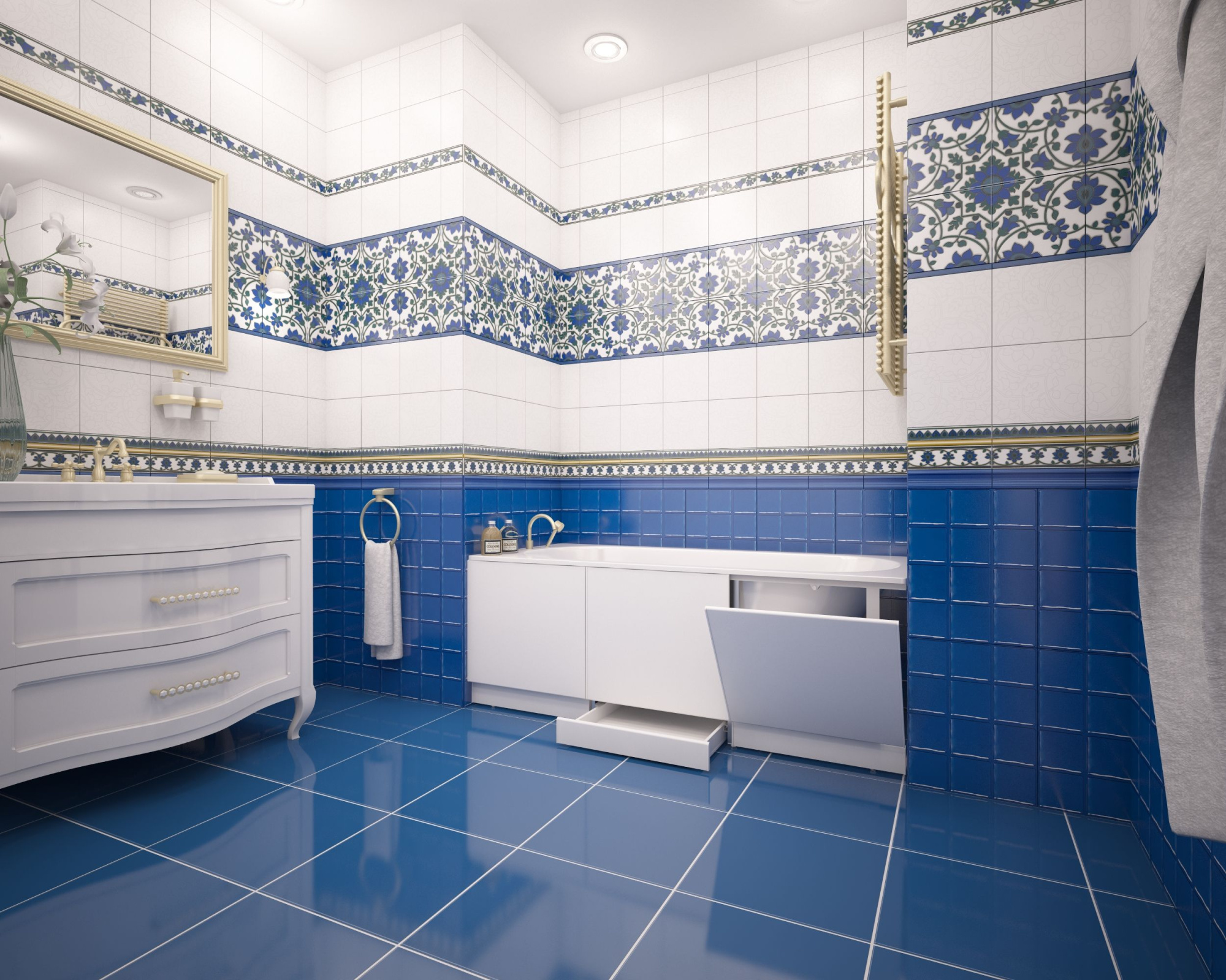 Лицевой экран под ванну с выдвижным ящиком Метакам