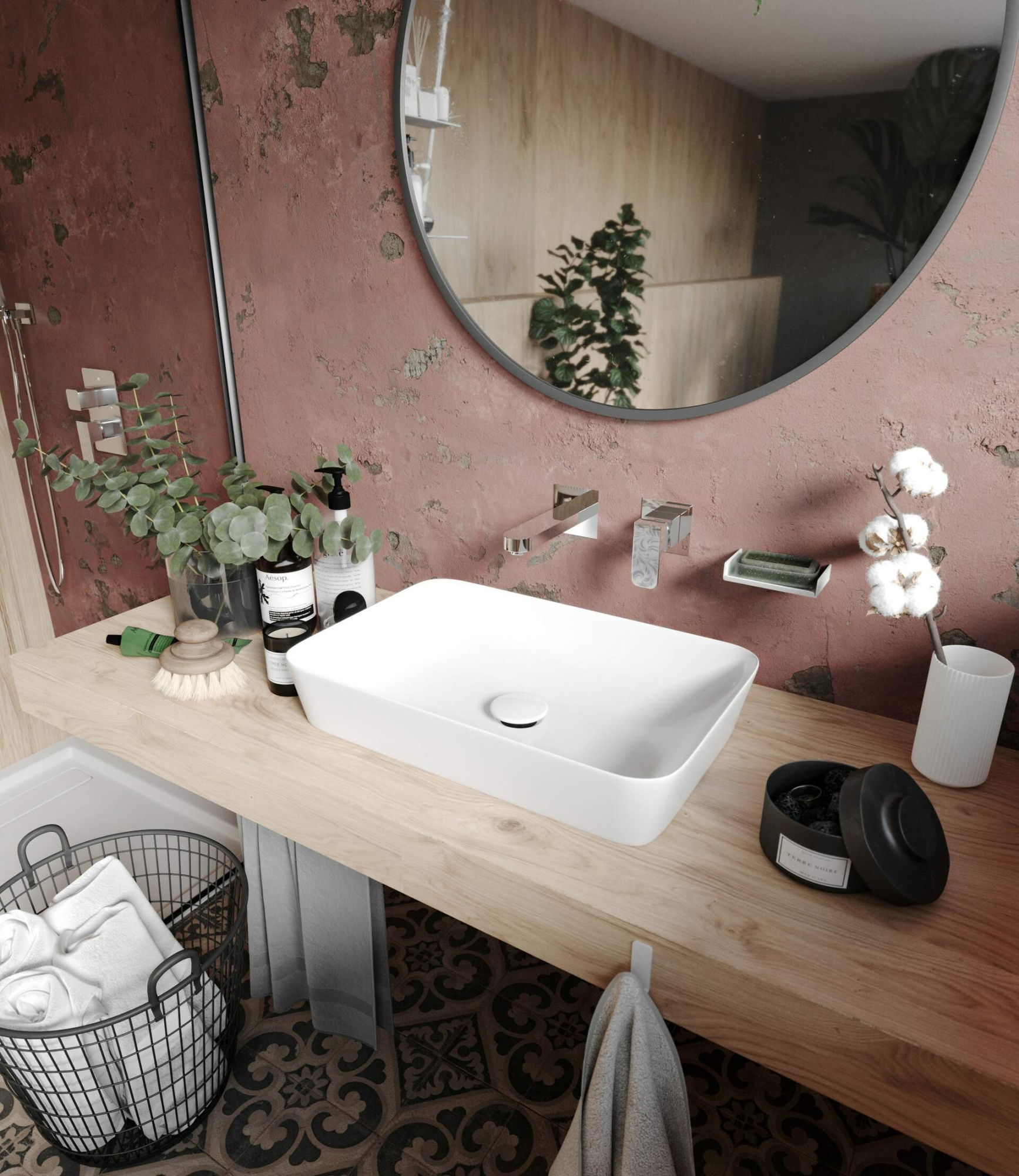 Пробка керамическая универсальная для раковины Deante Bianco, NHC_C10U