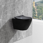 Унитаз подвесной Esbano Amapola Black Matt