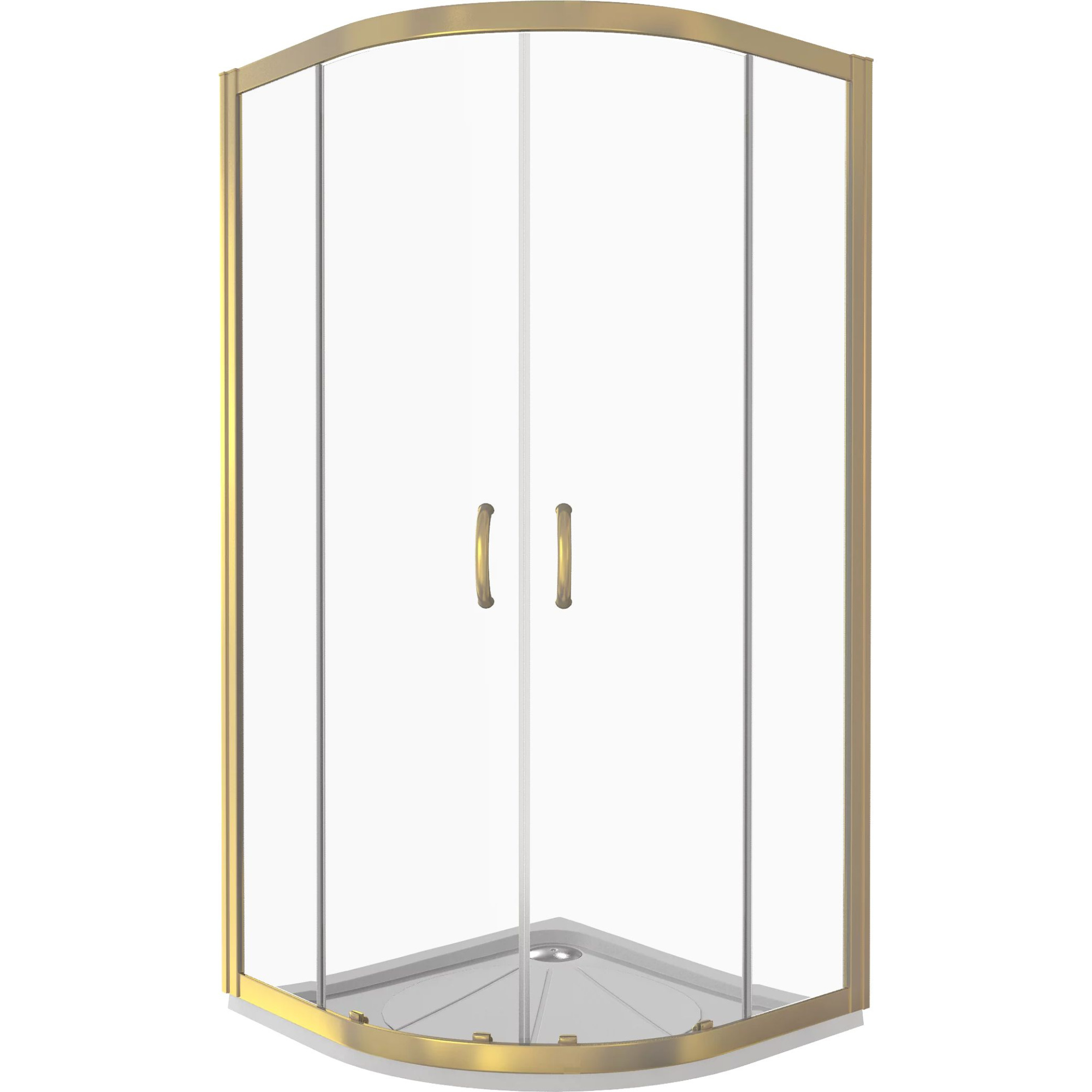 Душевой уголок Good Door Jazz Gold R-90-C-G