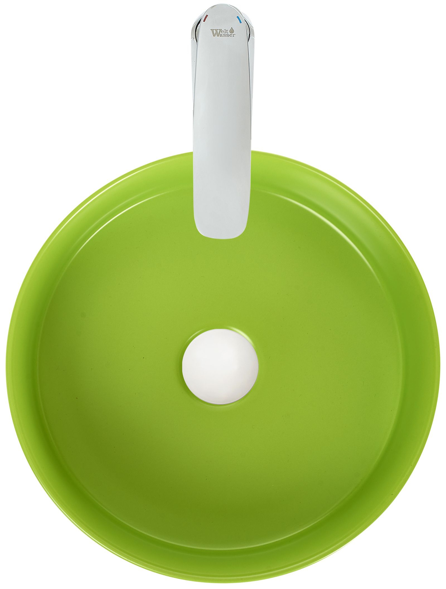 Раковина накладная WeltWasser ELBACH 3134 MGG 35.5x35.5