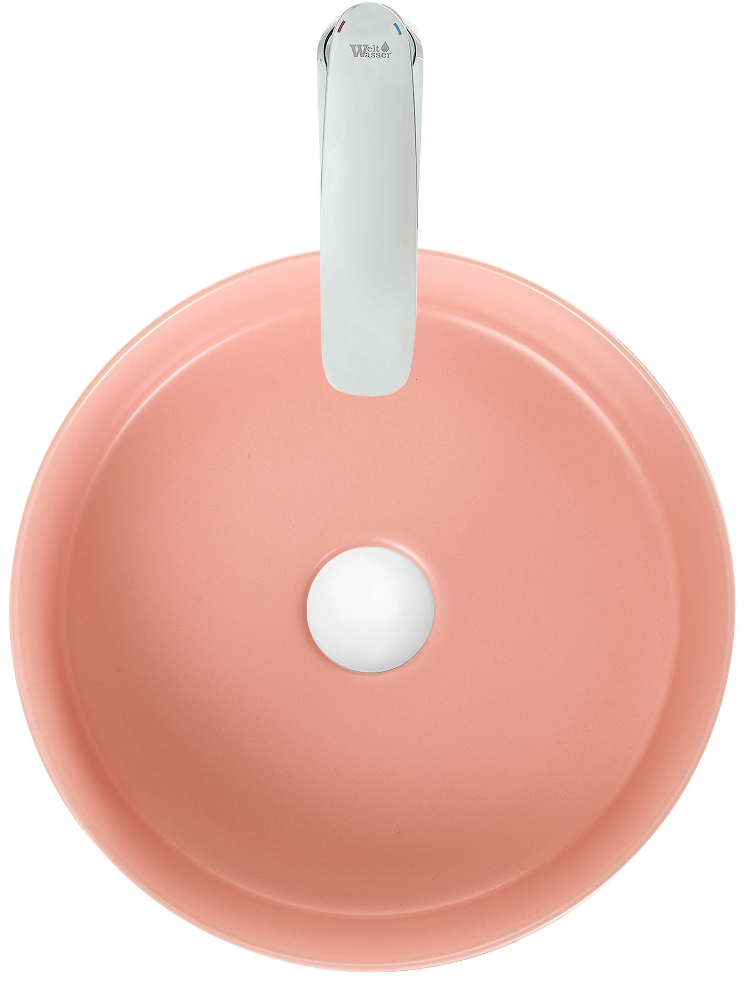 Раковина накладная WeltWasser ELBACH 3134 MP 35.5x35.5