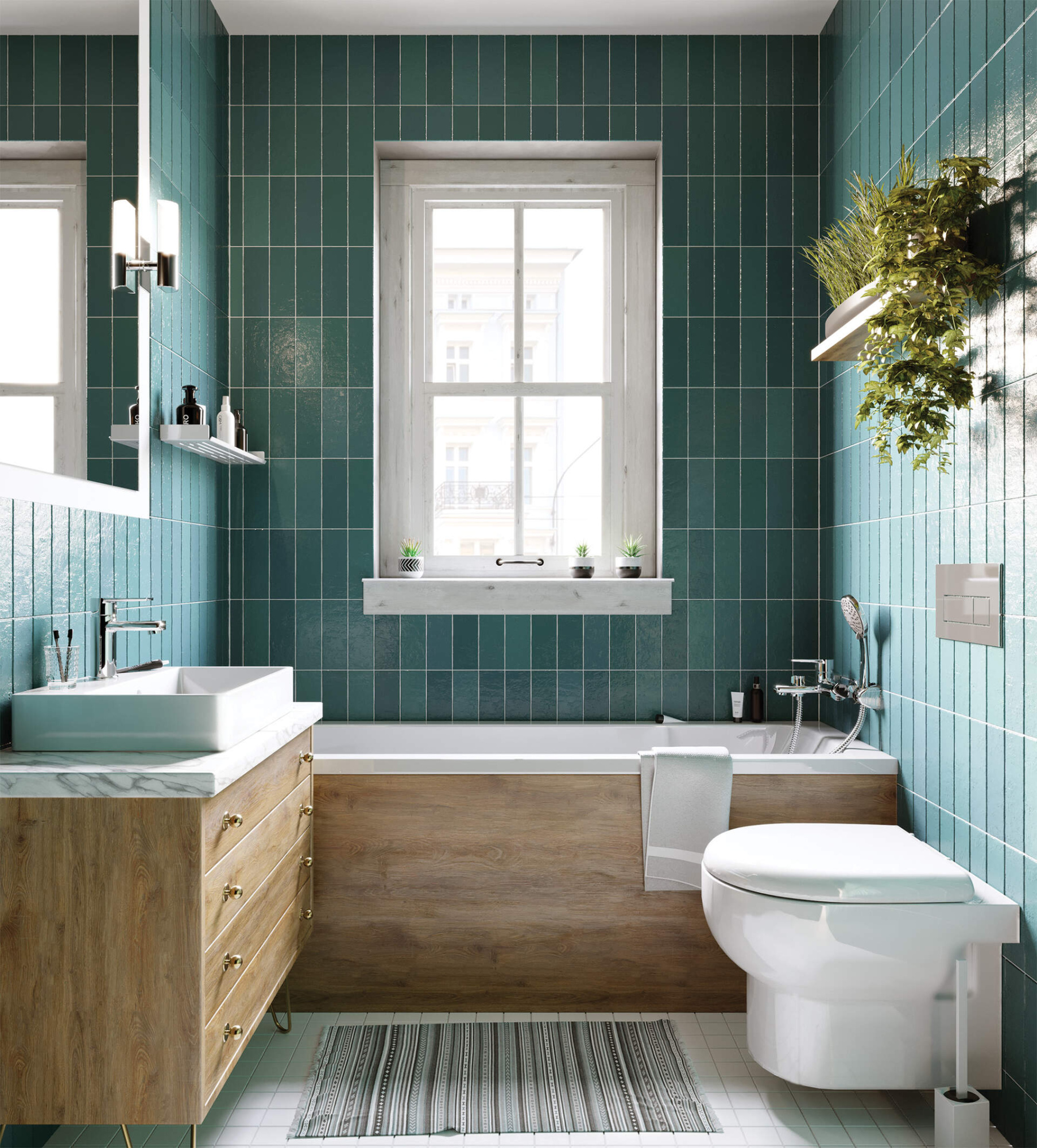 Умывальник накладной Deante Temisto 50x40, CDT_6U4S