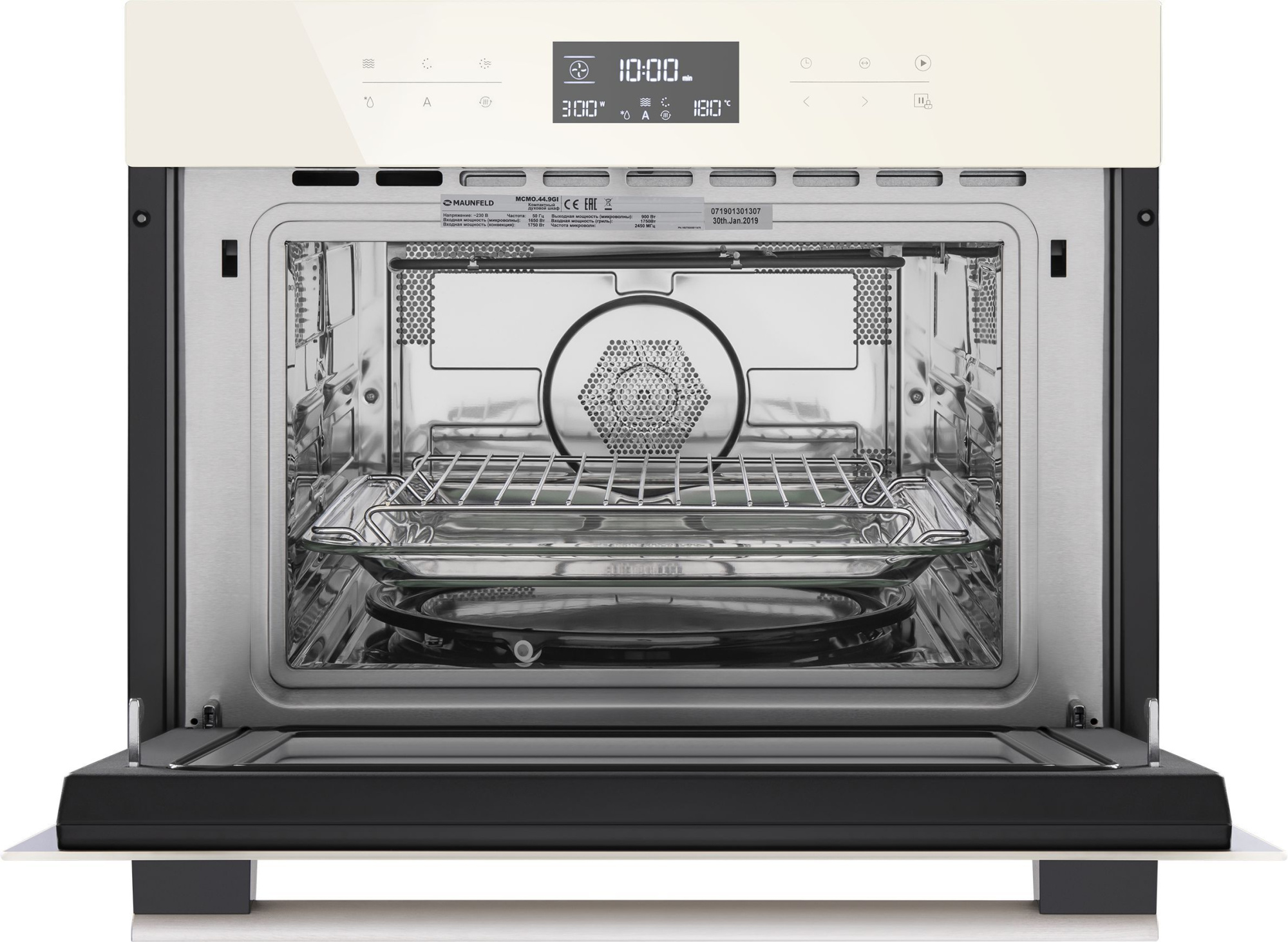 Шкаф духовой электрический с функцией СВЧ Maunfeld, MCMO.44.9GBG