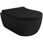 Унитаз подвесной Bocchi V-Tondo Rimless Compacto черный матовый, 1417-004-0129