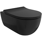 Унитаз подвесной Bocchi V-Tondo Rimless черный матовый, 1416-004-0129
