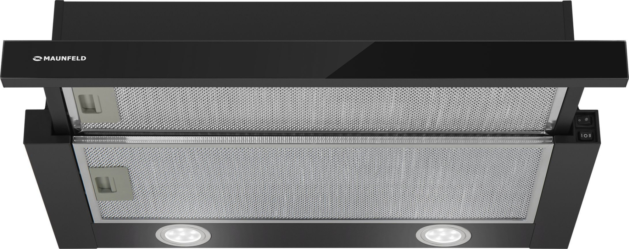 Кухонная вытяжка Maunfeld VS Light Glass 60 черное стекло