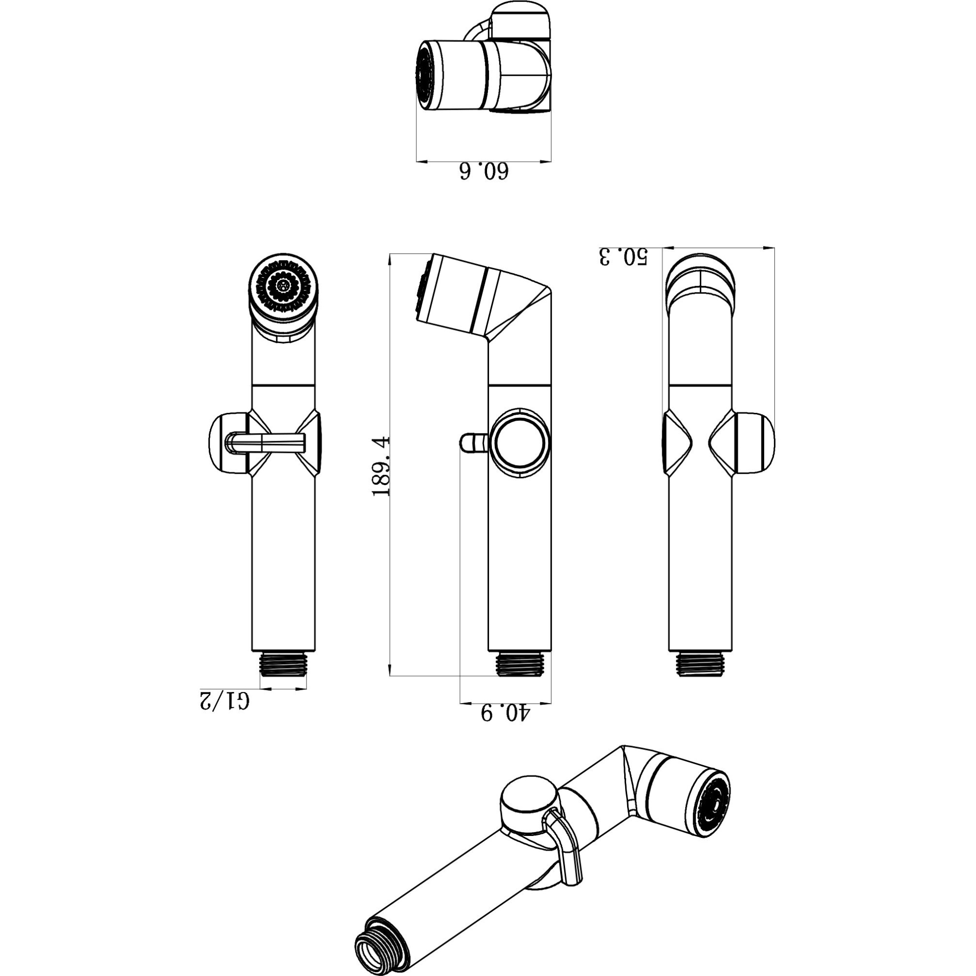 Комплект для биде Lemark, LM8093C