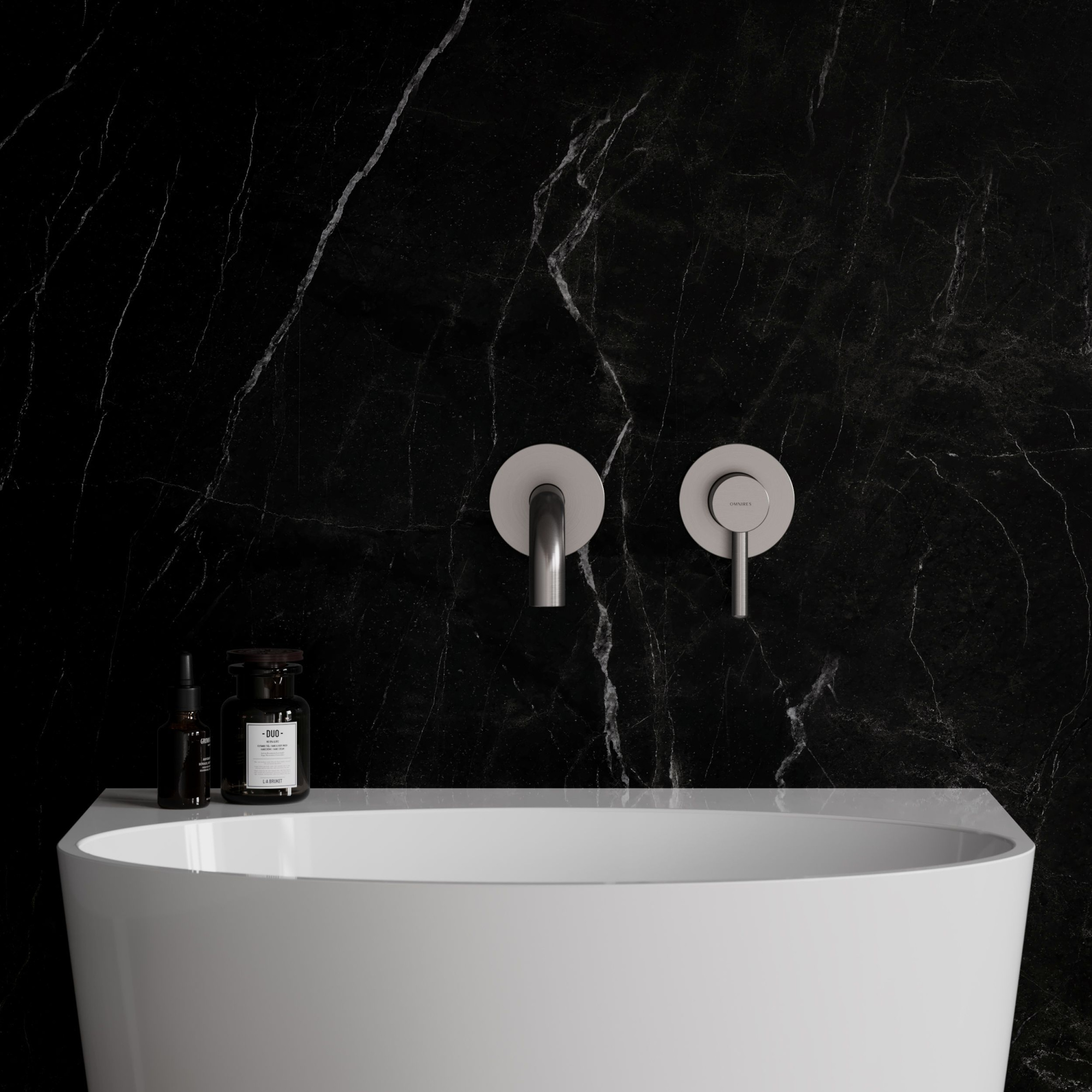 Смеситель для умывальника скрытого монтажа Omnires Y, Y1215HNI