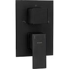 Накладка к боксу 3 функции Deante Anemon Bis Nero Box, BXY_NBZM