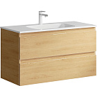 Тумба с умывальником подвесная Aqwella 5 Stars Accent 100 дуб золотой