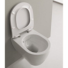 Унитаз подвесной безободковый белый Scarabeo Moon, 5520CL