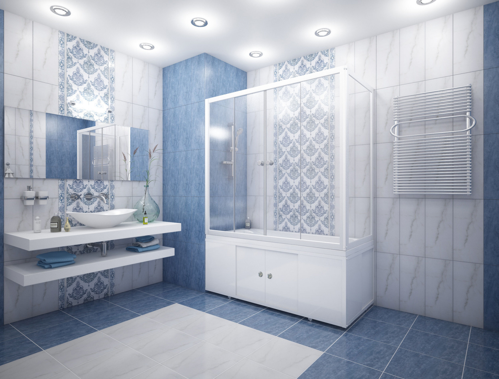 Стеклянная торцевая шторка для ванны Метакам Купе 70/75/80 (прозрачное стекло)