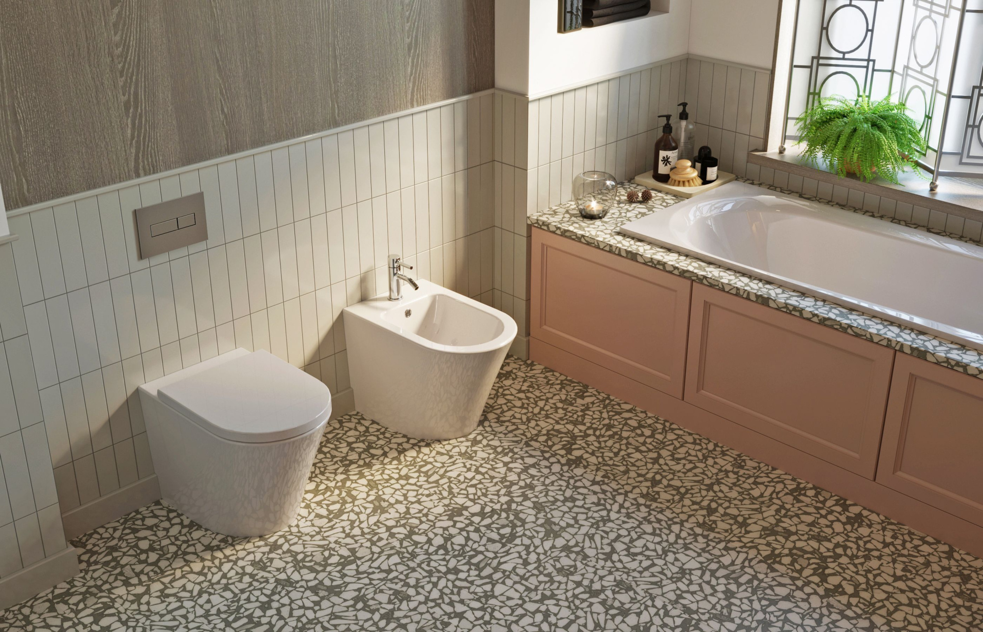 Приставной унитаз Lavinia Boho Biore, 33040040