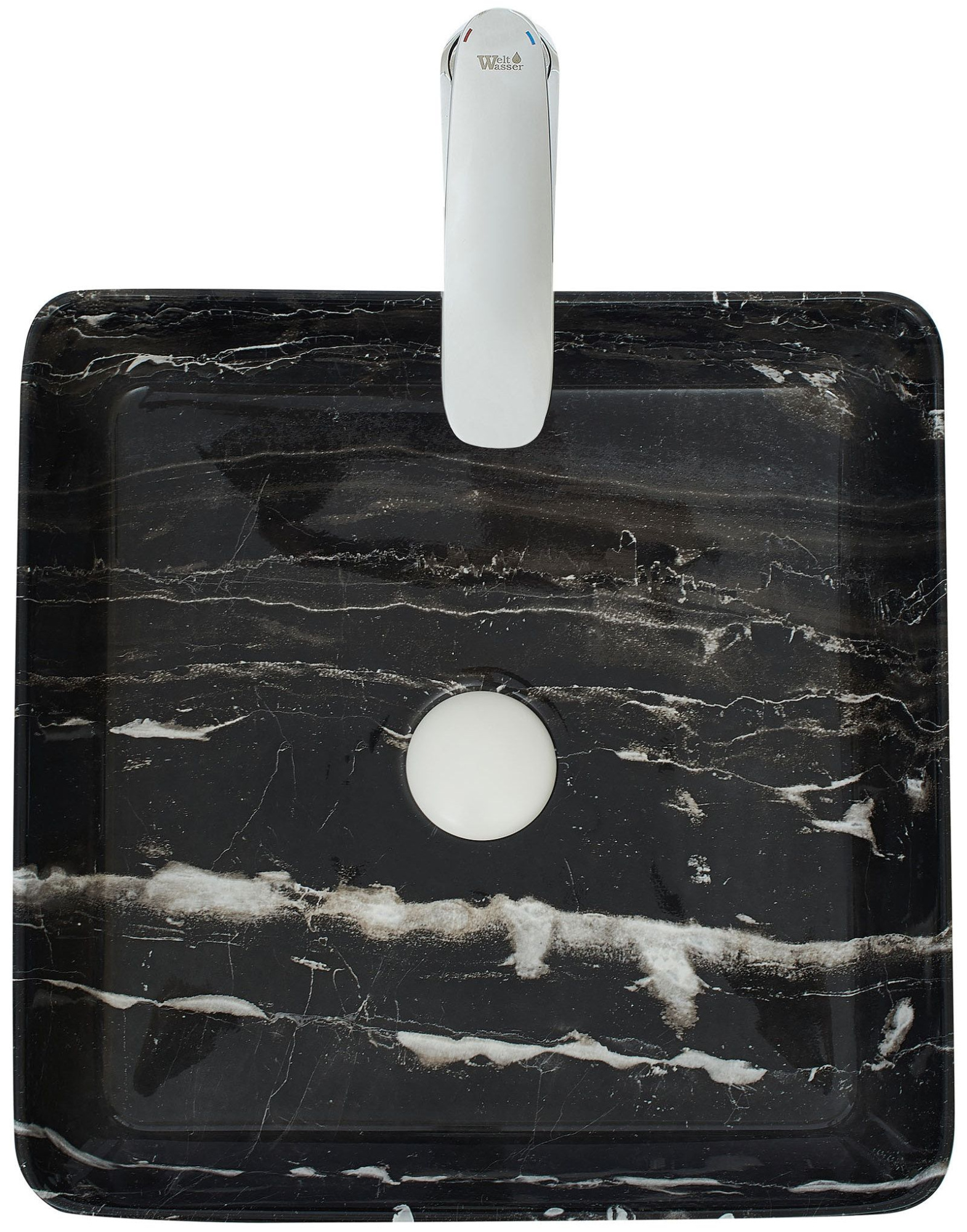 Раковина накладная WeltWasser ELBACH 2179 K512 40x40