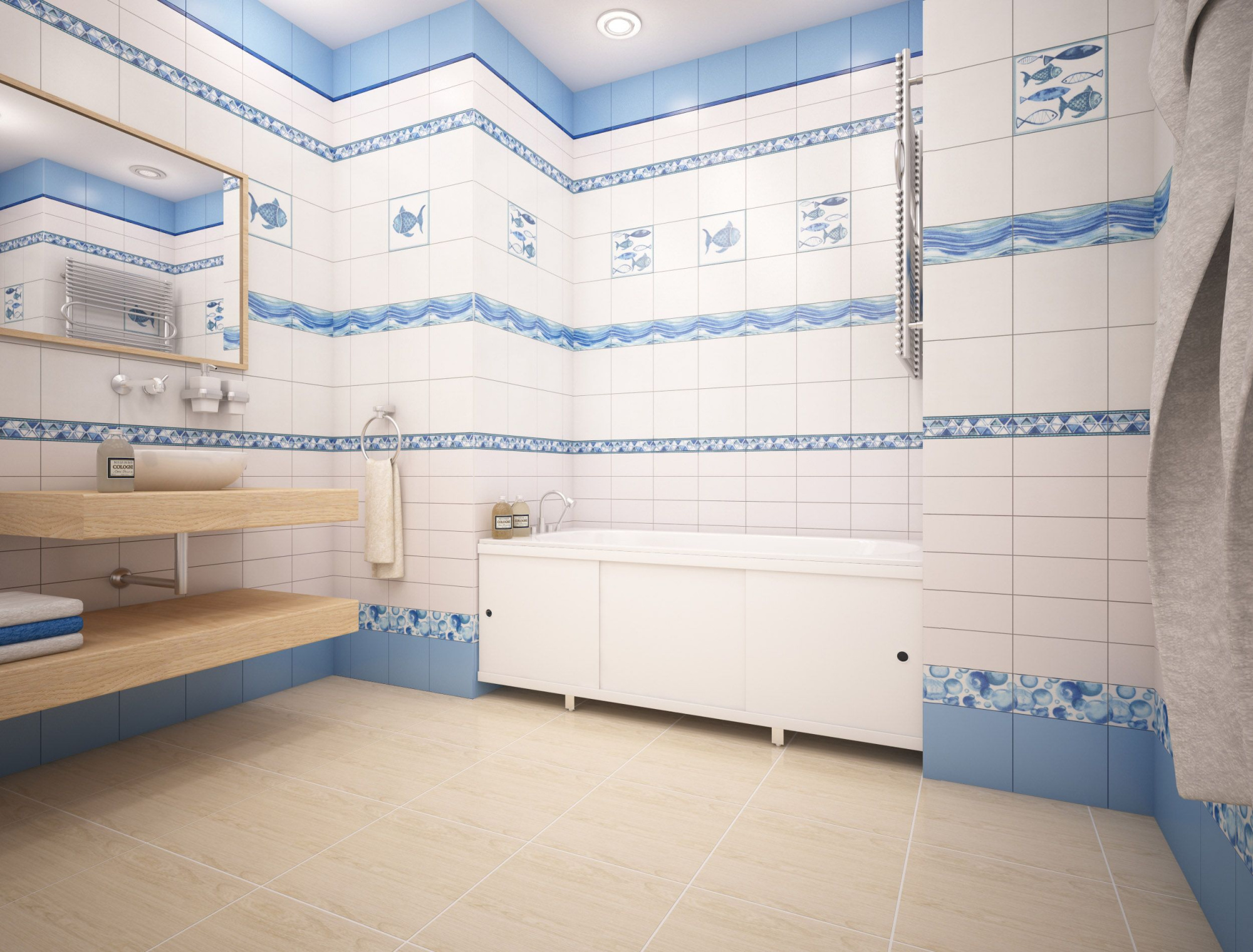 Лицевой экран под ванну Метакам Монолит-М