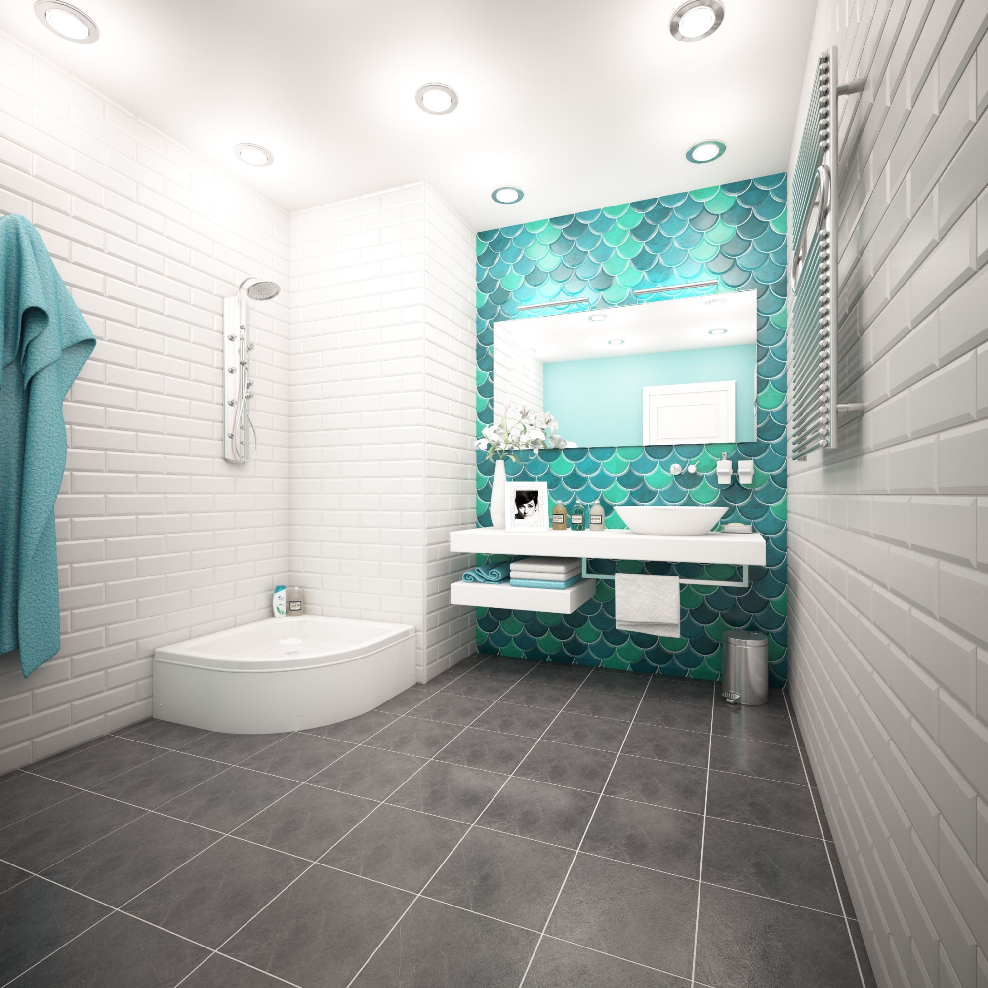 Акриловый душевой поддон Метакам Classic S